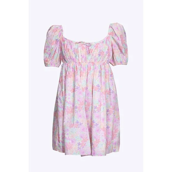 For Love And Lemons | Other | Kennedy Floralprint Openback Cottonpoplin Mini  Dress | Poshmark